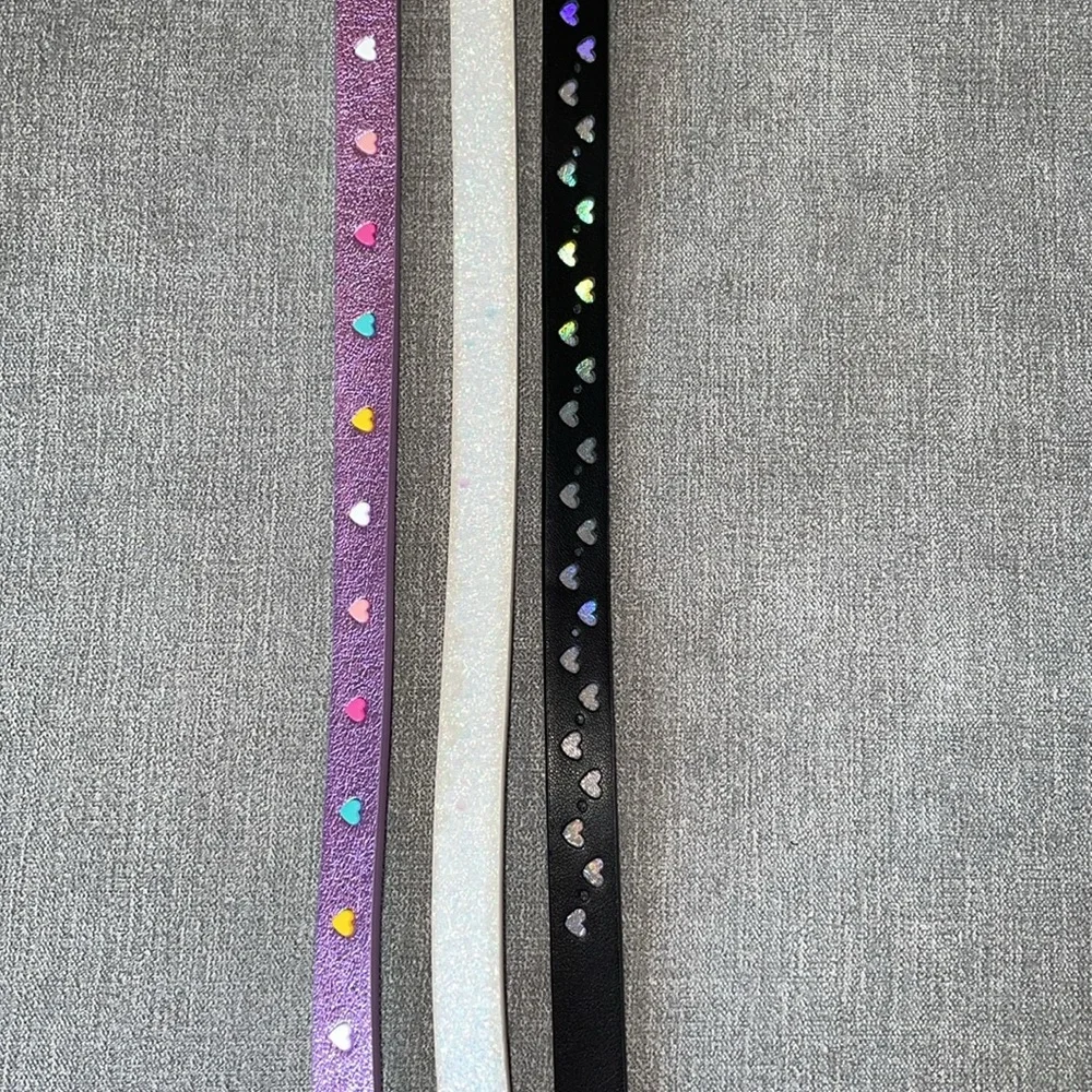 Cat & Jack Girl’s Belt Set- 3 Pack Small